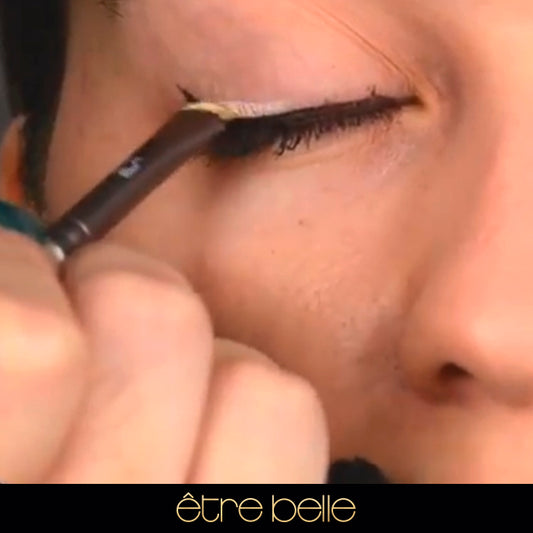 maquillaje de ojos doble eyeliner
