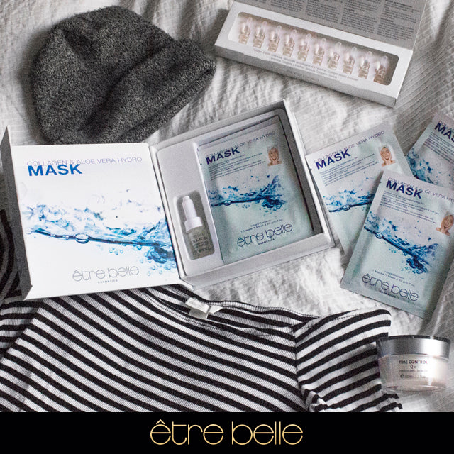 Productos faciales para prevenir el envejecimiento cutáneo de être belle cosmetics