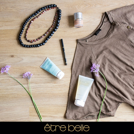 look de cosmética para pieles grasas de être belle cosmetics