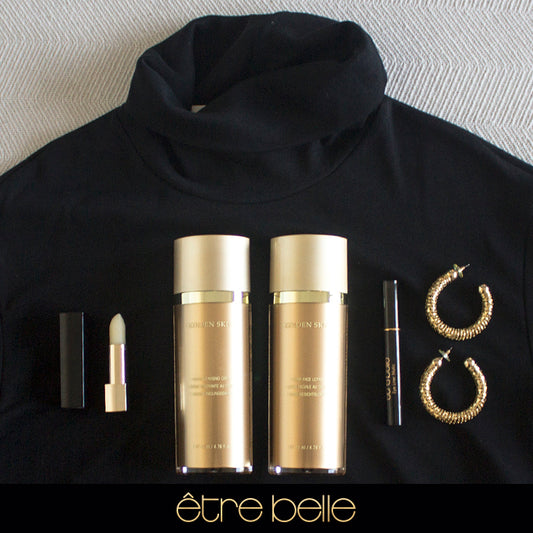 Linea Golden Skin de Oro y Caviar de être belle cosmetics