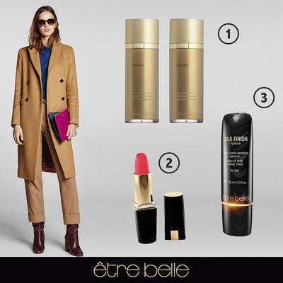 Look de moda y maquillaje: Golden Skin