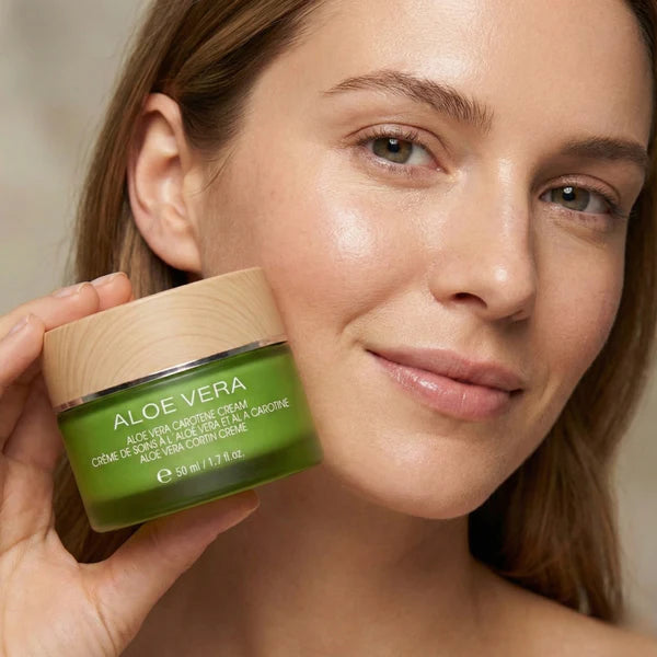 Crema facial 24hr Caroteno y Aloe Vera