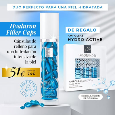 Hydro Active Hyaluron Filler Caps + regalo Ampollas Hydro Active