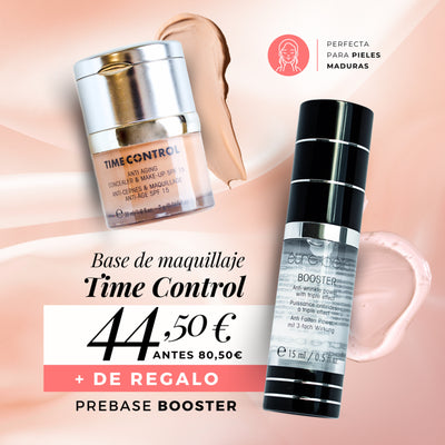Maquillaje Time Control + Prebase Booster de regalo