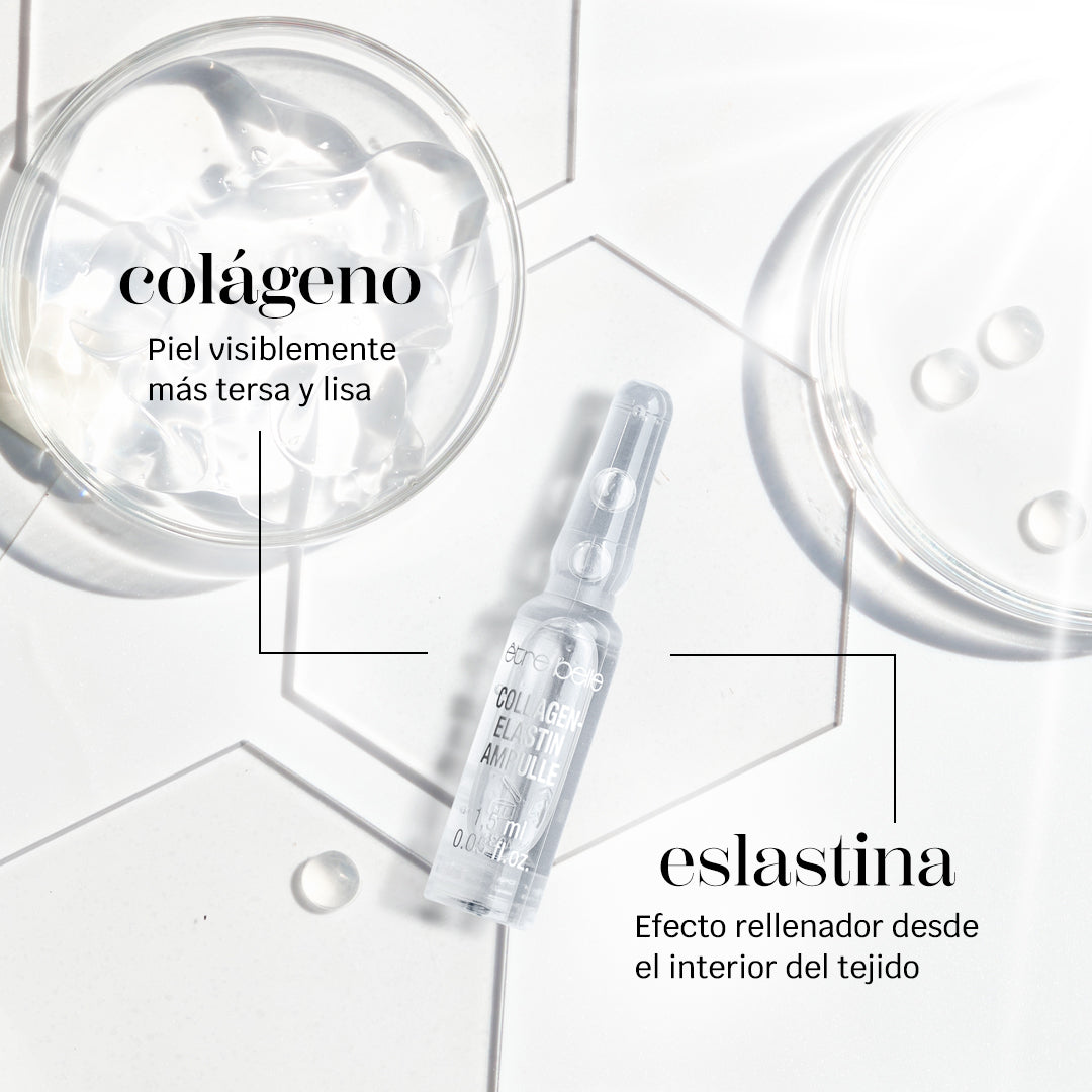Ampollas de colágeno y elastina