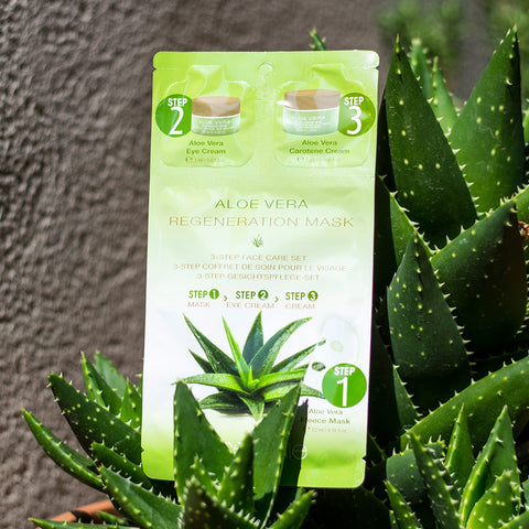 1 Set 3 pasos Regenerante Facial Aloe vera