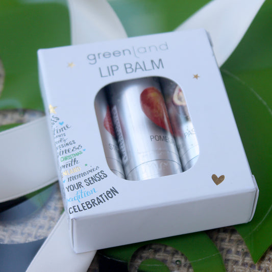Trio balsamos labiales naturales