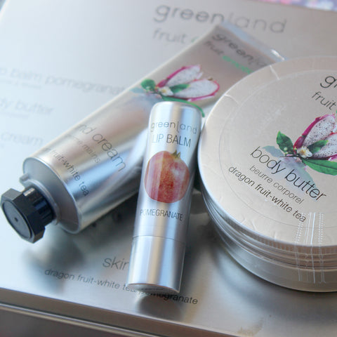 Skin kit set fruta del dragón, te blanco y granada
