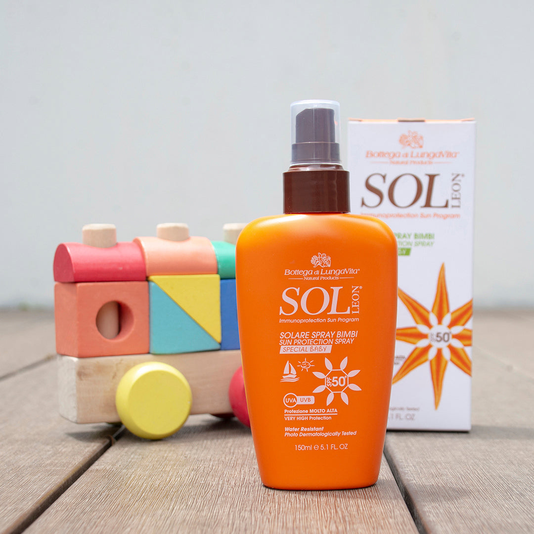 Sol Leon Spray protección Niños SPF50+
